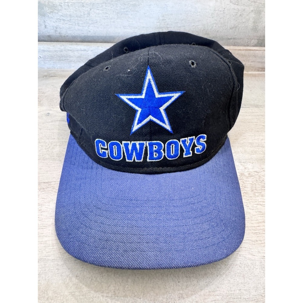 Vintage Dallas Cowboys The Natural Starter Hat Cap Black/Blue Cap Snapback Wool
